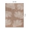 World Rug Gallery Contemporary Palm Leaves Textured Flat Weave Indoor/Outdoor Area Rug 5' X 7' Brown 111BROWN5X7 - alternate 3